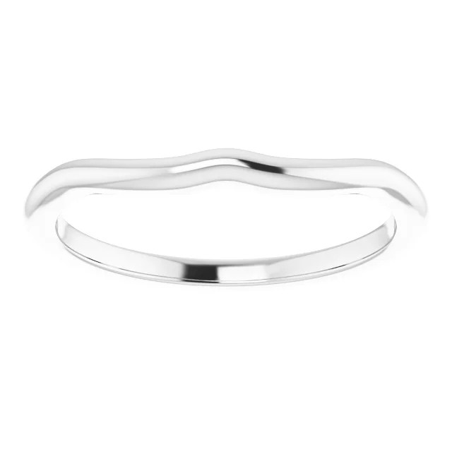 Tiana Curved Wedding Ring