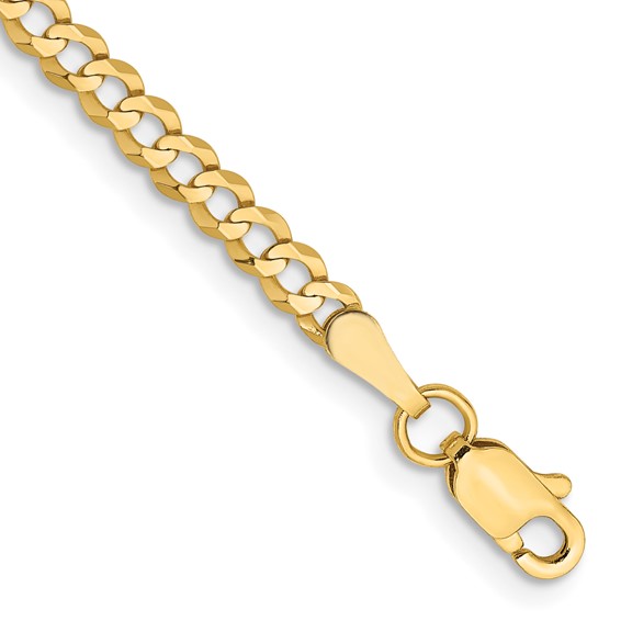 Lily 14K Yellow Gold Curb Chain Bracelet