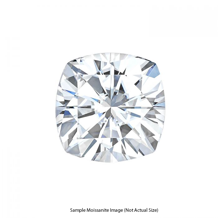 Gage Select Cushion Cut Near Colorless Moissanite 9.5mm (4.20 CT. DEW)