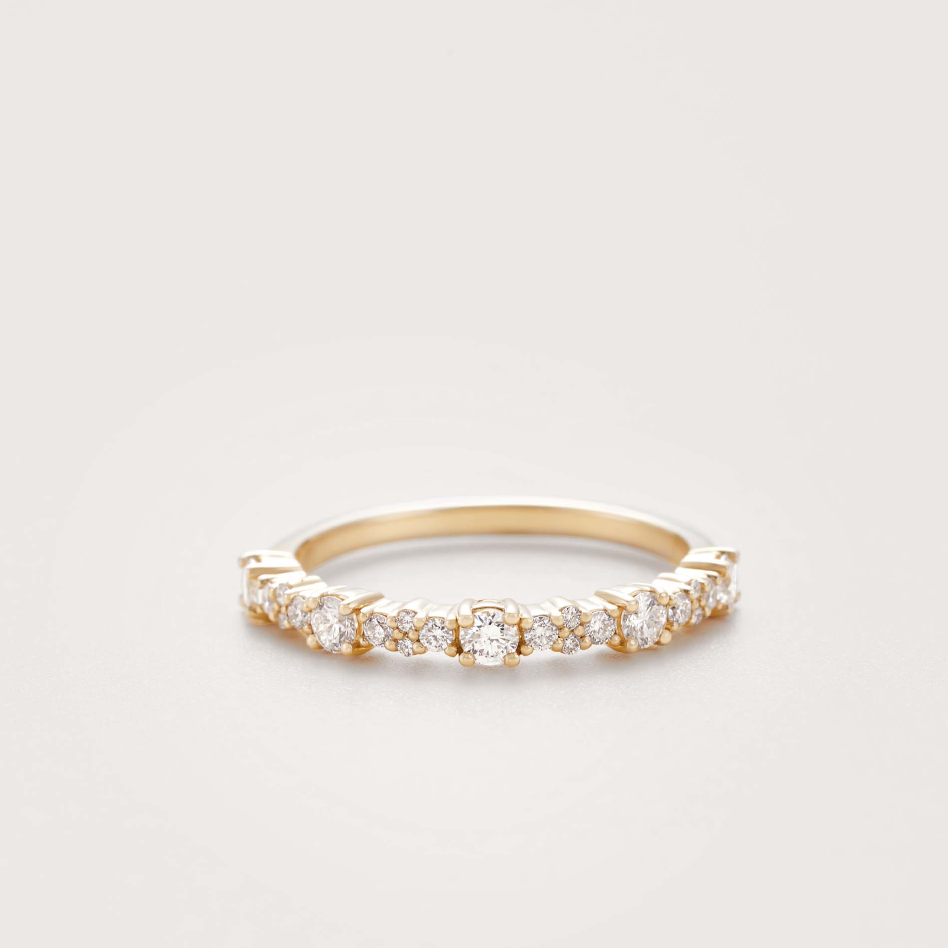 Louisa 14K Gold Round Diamond Anniversary Ring (1/2 TCW)