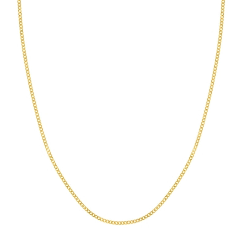 Cecily 14K Yellow Gold Curb Chain Necklace