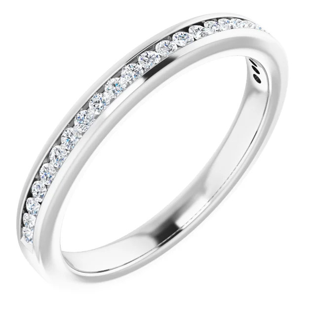 Ashley Channel-Set Diamond Anniversary Ring