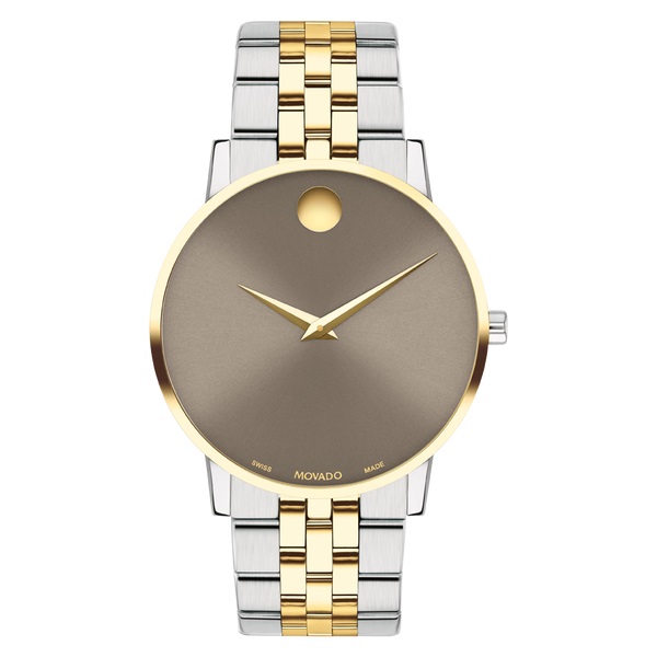 Movado 40MM Museum Classic Taupe Men's Watch