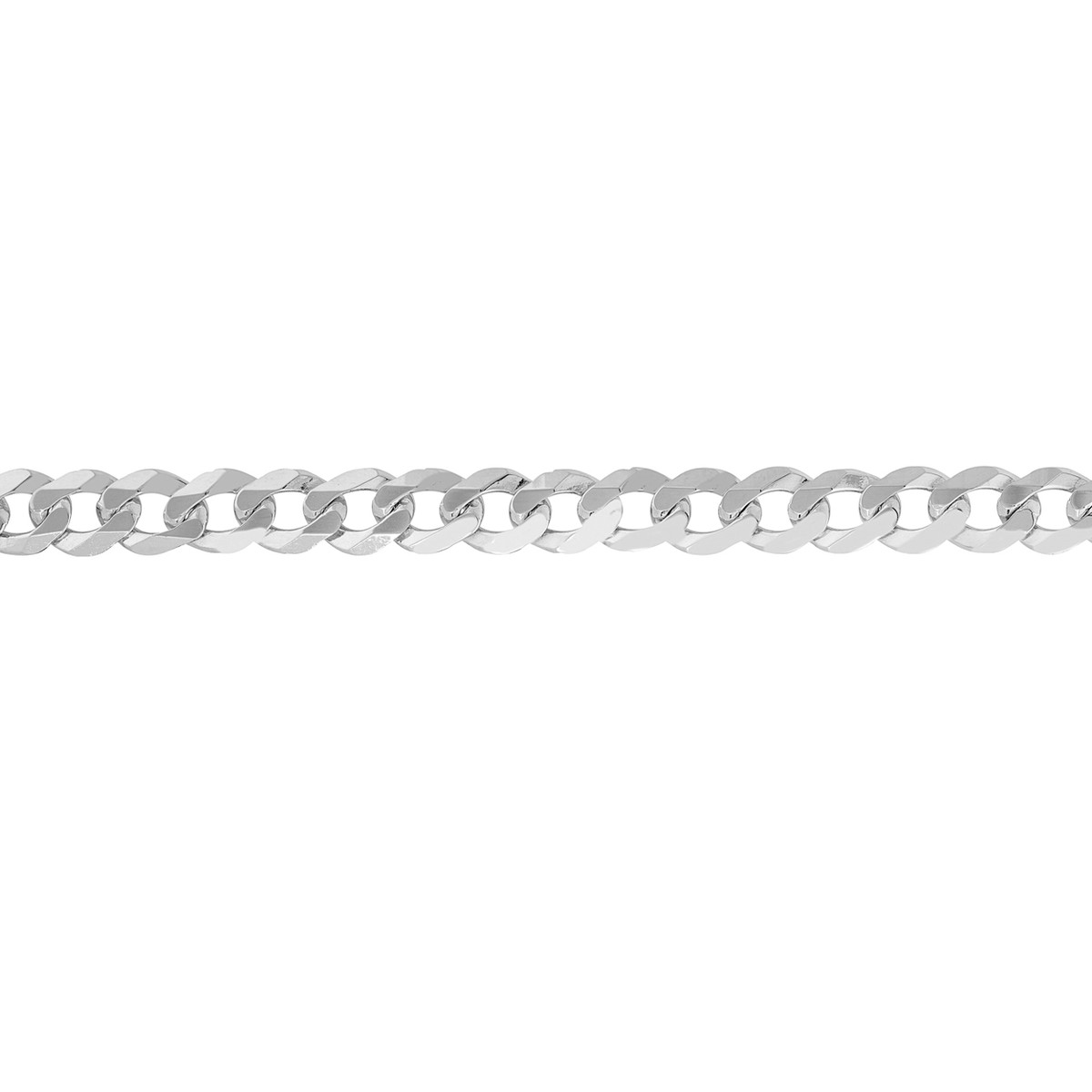 7MM 14K Gold Curb Chain Bracelet