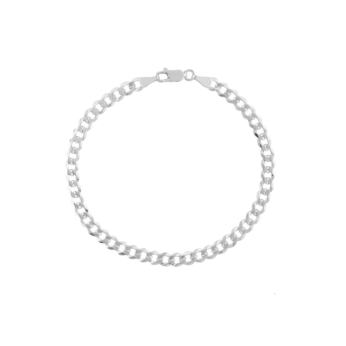 4.95MM 14K Gold Curb Chain Bracelet
