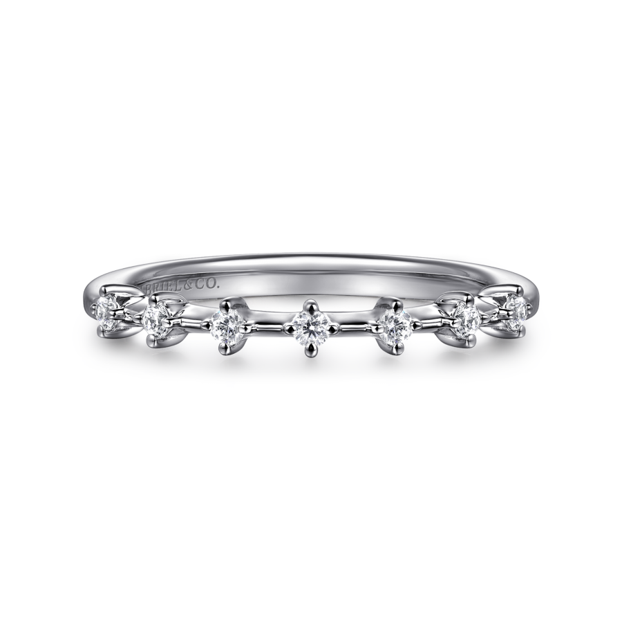 Joplin Diamond Accented Wedding Ring (1/8 TCW)