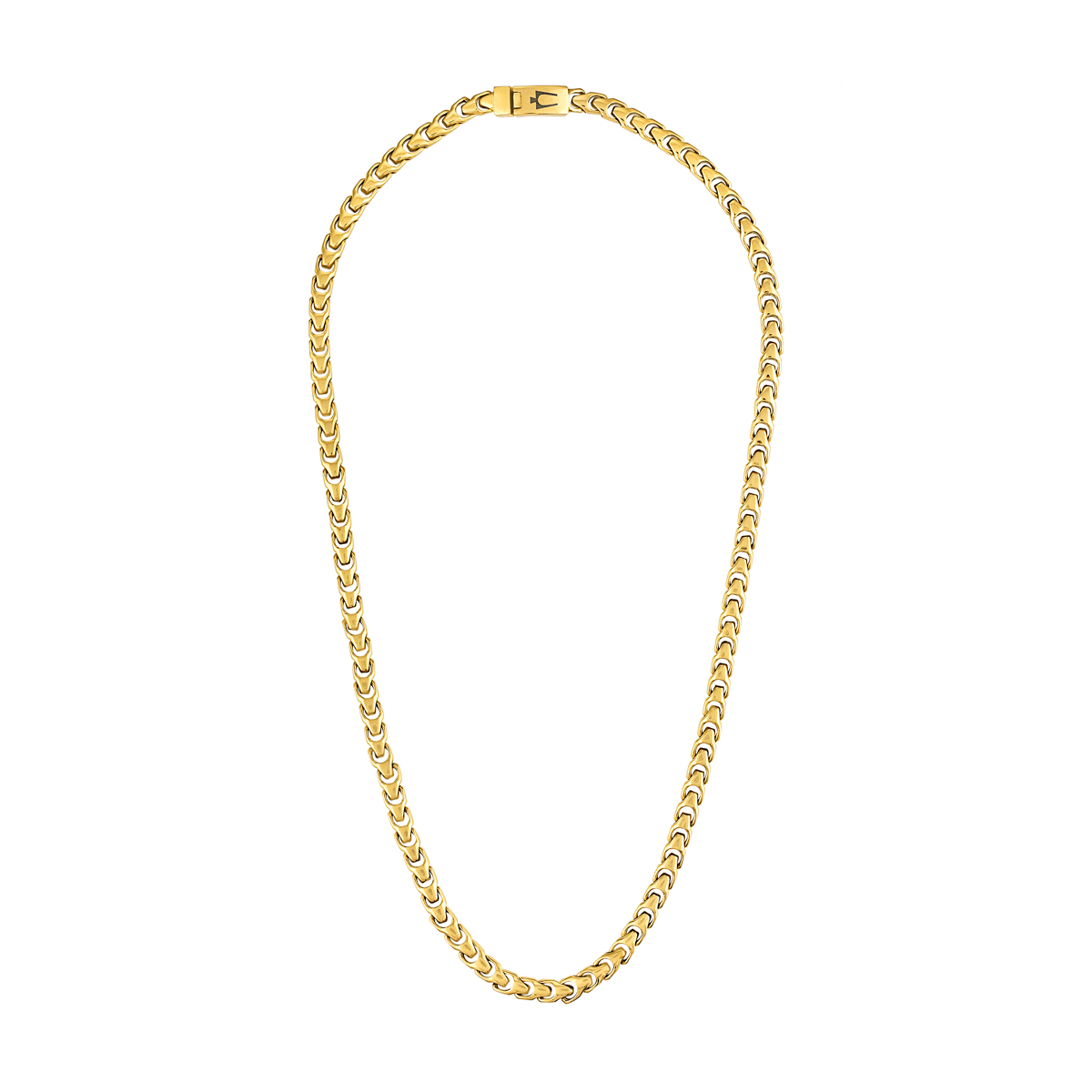 Bulova 8MM Gold-Tone Stainless Steel Chain Link Necklace