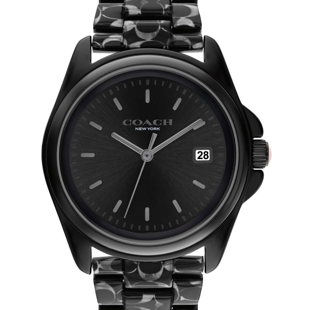COACH 36MM Greyson Tortoise Women's Watch | Gage Diamonds