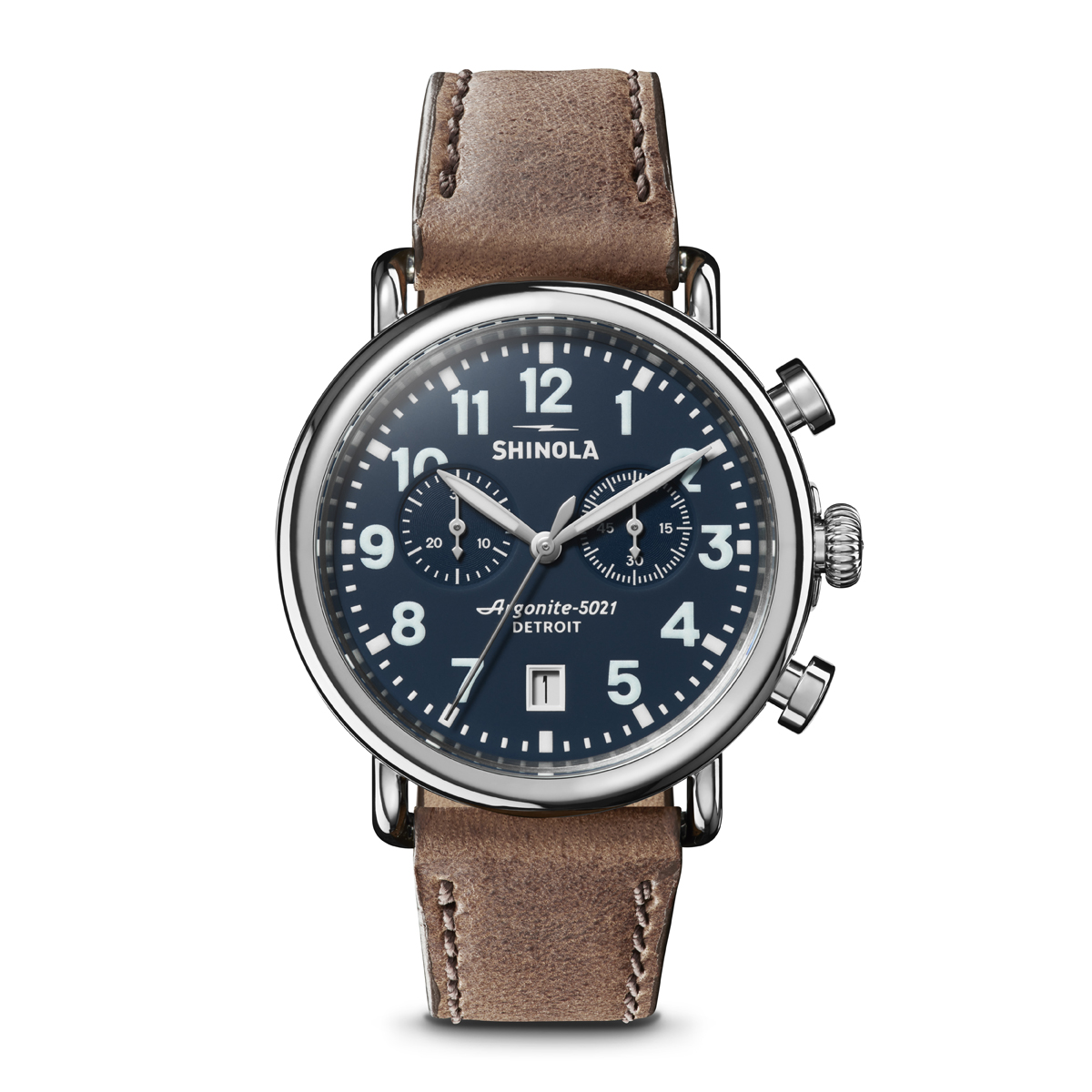 Shinola 41MM Runwell Chrono Blue Men's Watch