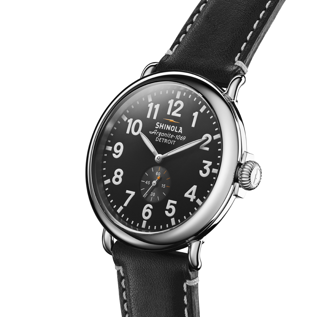 Shinola 47MM Runwell Black Men's Watch