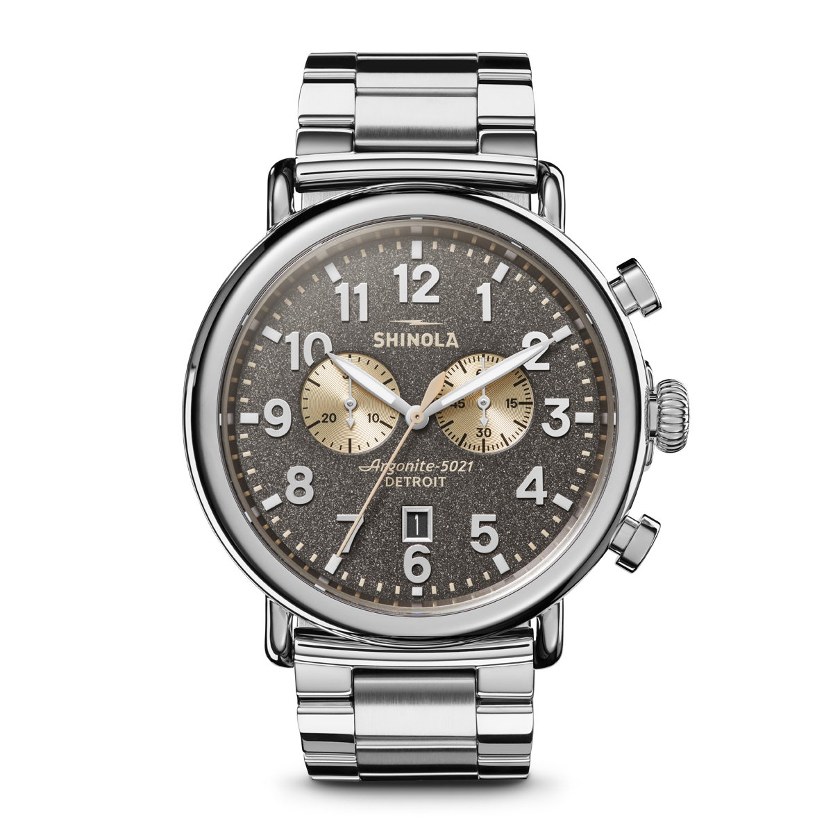 Shinola 47MM Runwell Chrono Grey Men's Watch