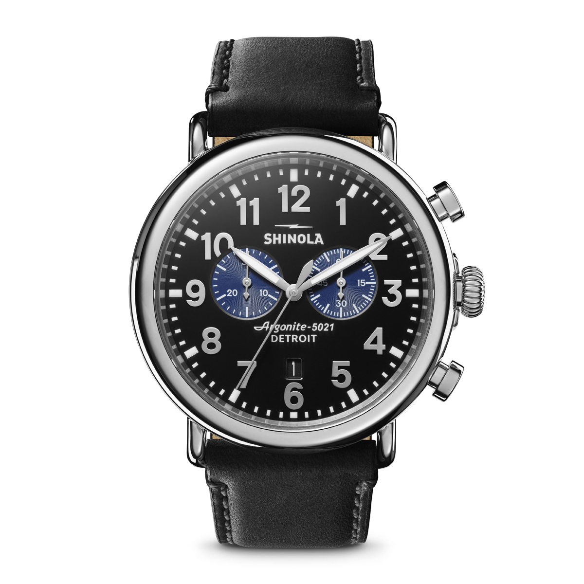 Shinola 47MM Runwell Chrono Black Men's Watch