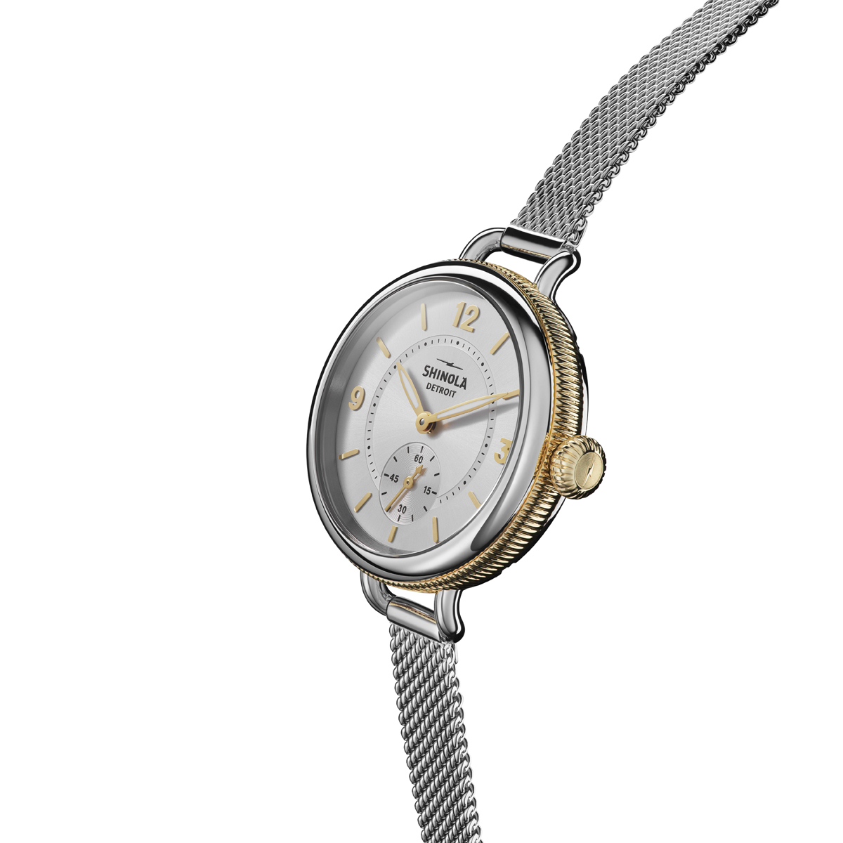 Shinola 34MM Birdy Silver Women's Watch