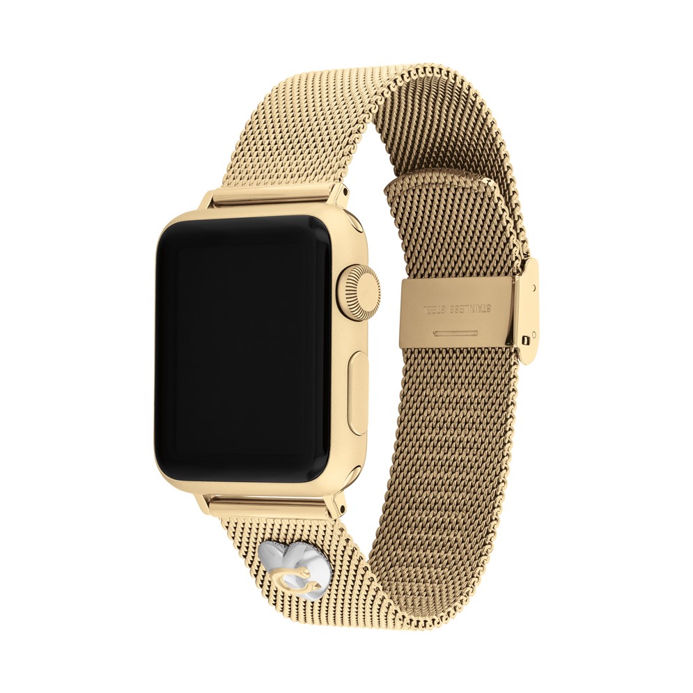 COACH Gold Apple Watch® Strap