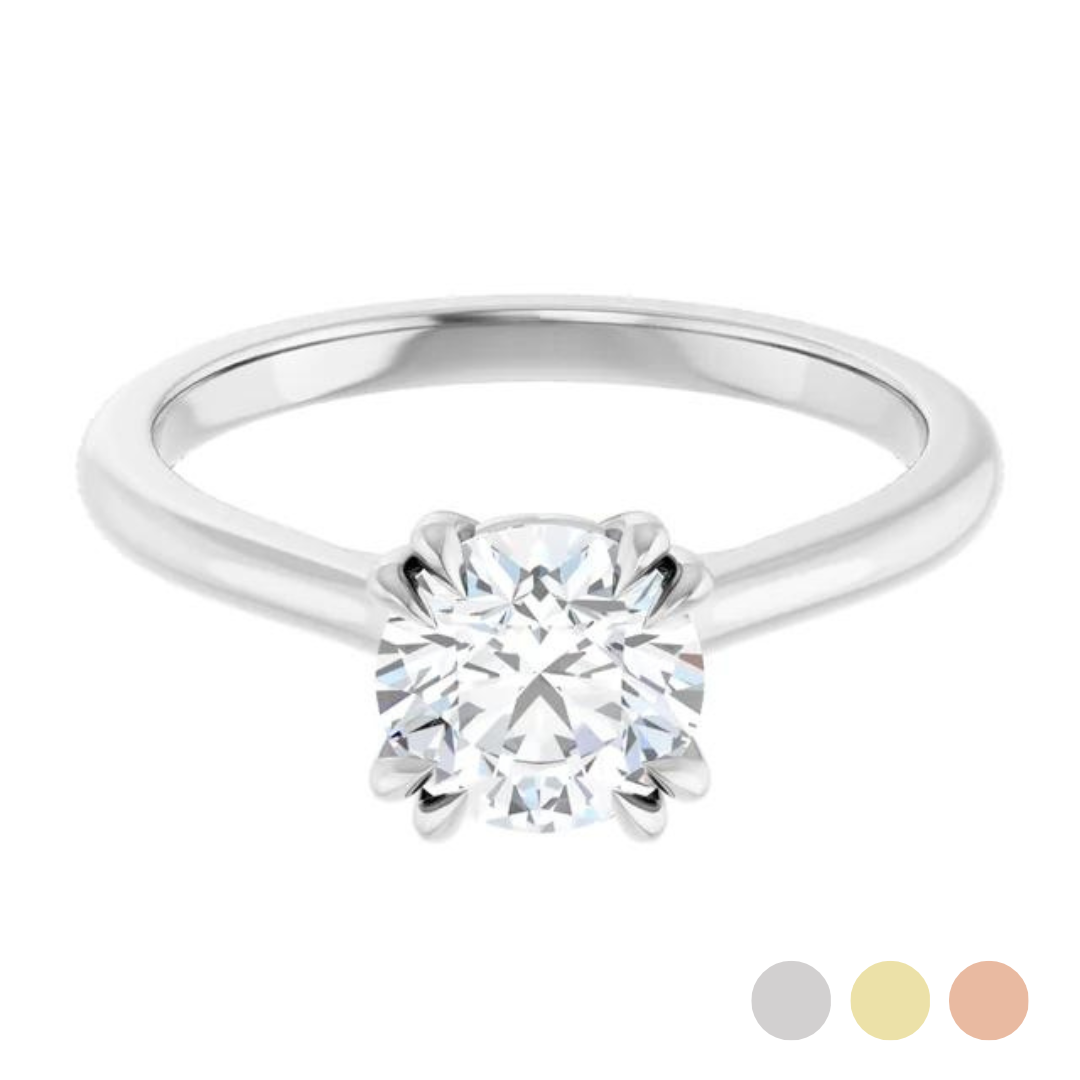 Valentina Double Claw Prong Solitaire Setting