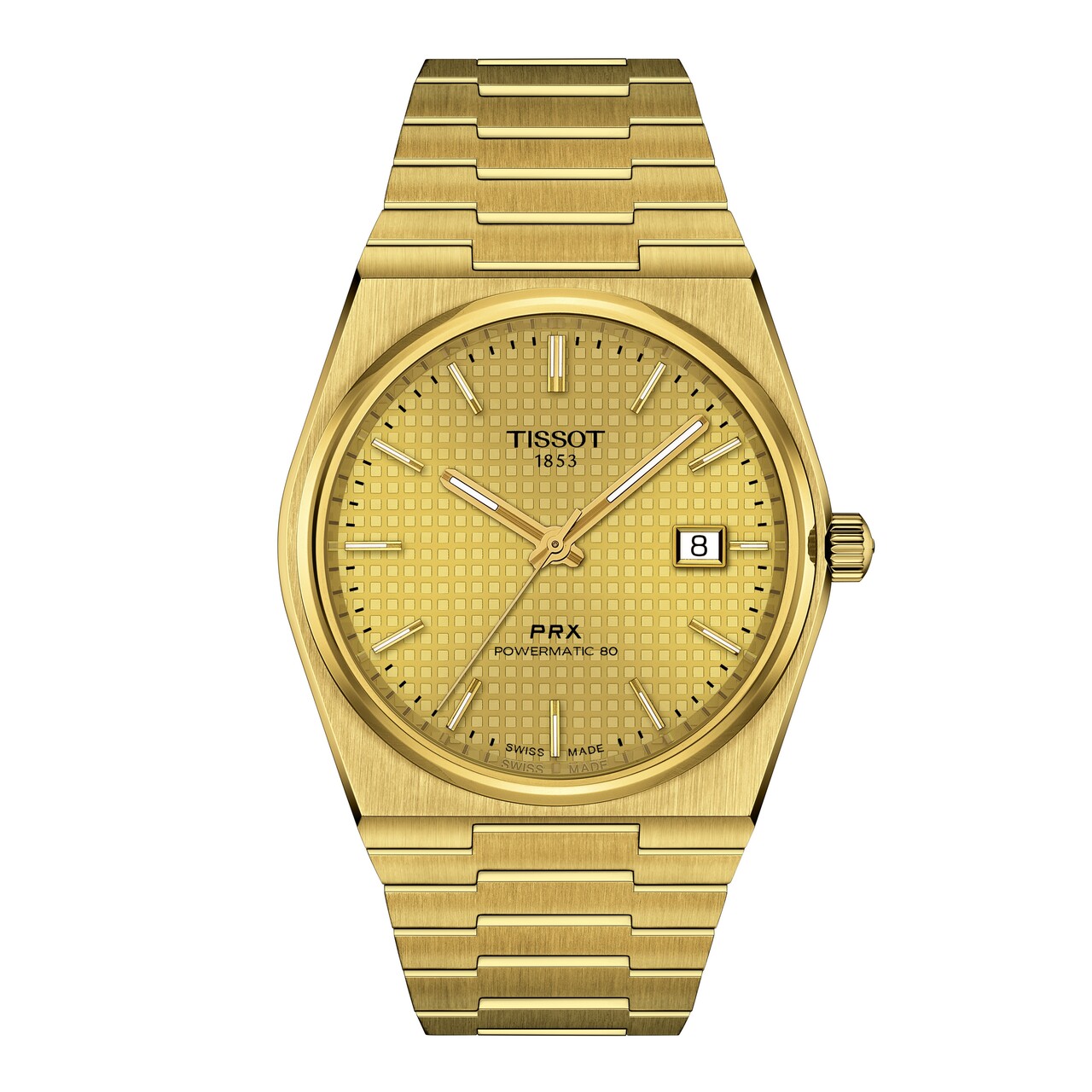 Tissot 40MM PRX Powermatic 80 Gold Men's Watch