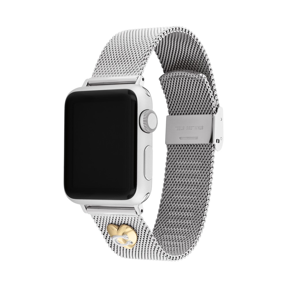 COACH Silver Apple Watch® Strap