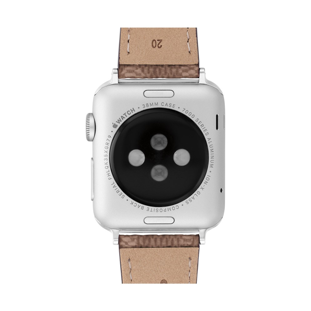 COACH Tan Canvas Apple Watch® Strap