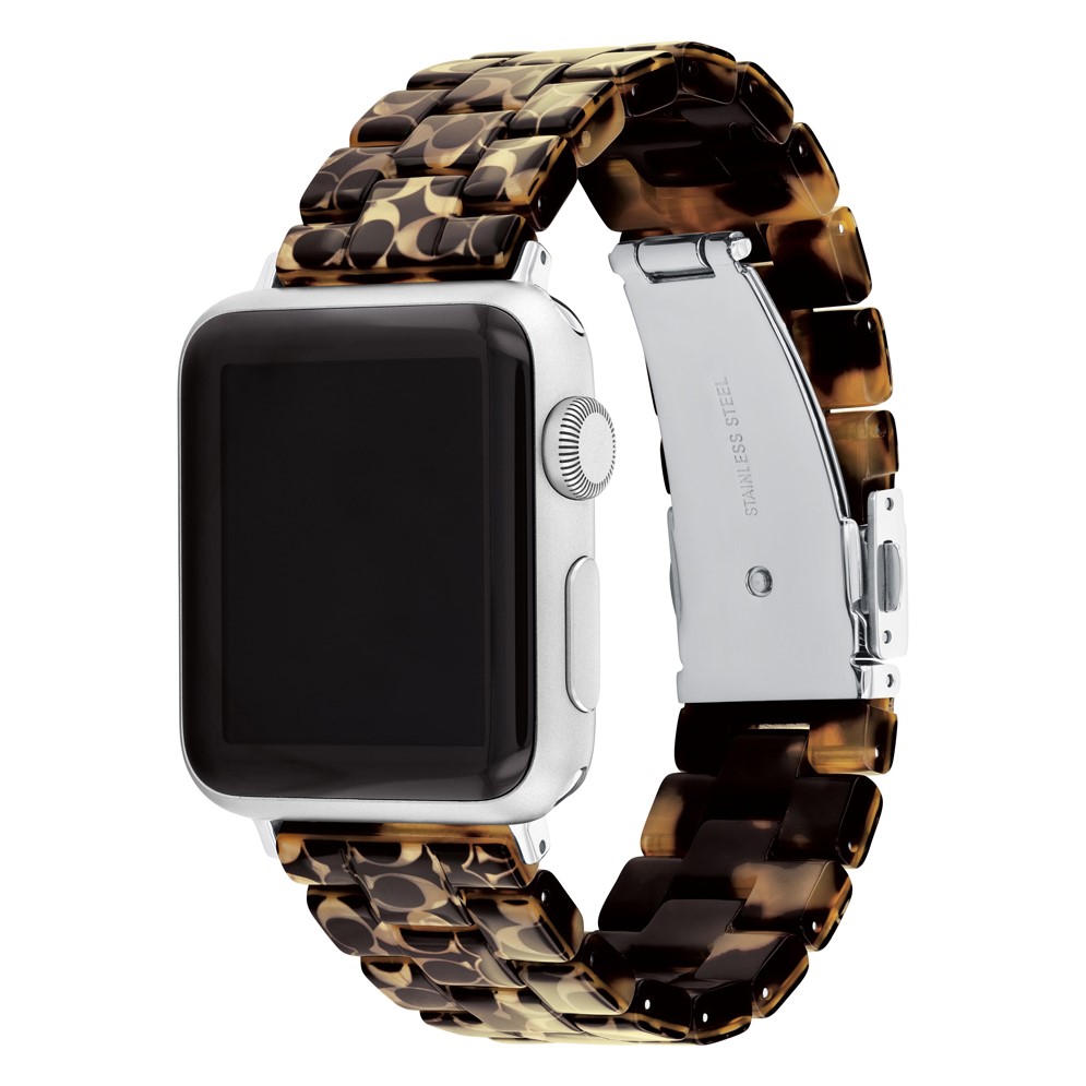 COACH Tortoiseshell Acetate Apple Watch® Strap