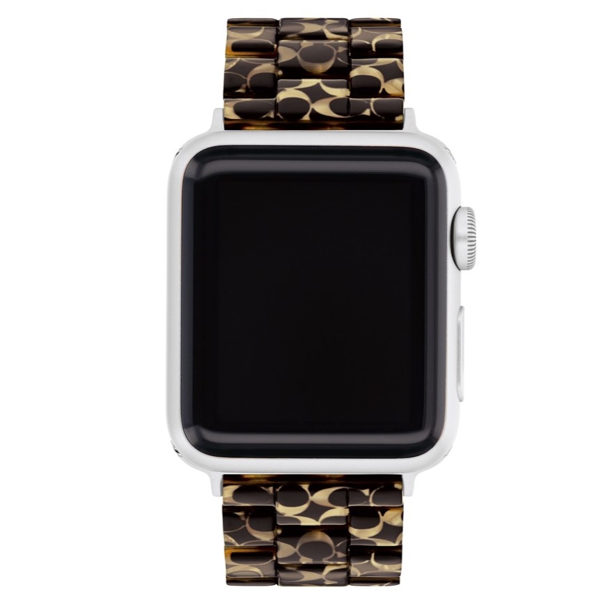 COACH Tortoiseshell Acetate Apple Watch® Strap