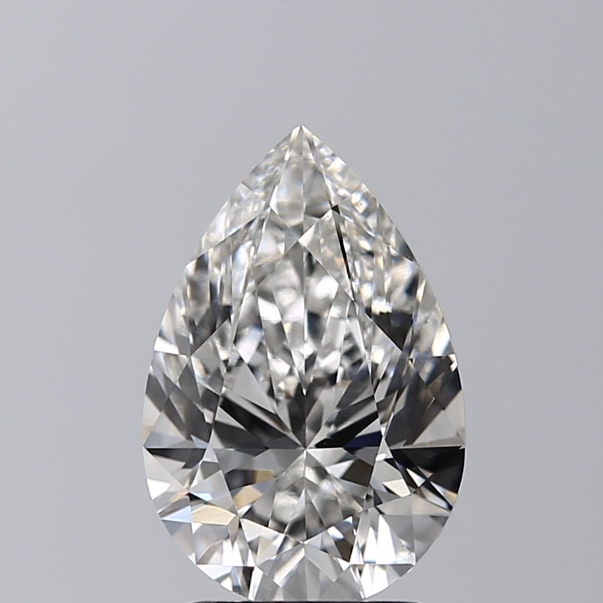 2.10 Carats Lab Grown Pear Shape Micropaved Side Stones Diamond Engage –  Benz & Co Diamonds