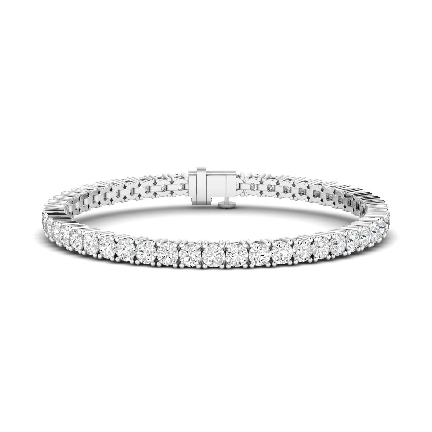 Gabriella 14K White Gold Classic Lab Grown Diamond Tennis Bracelet (8 TCW)