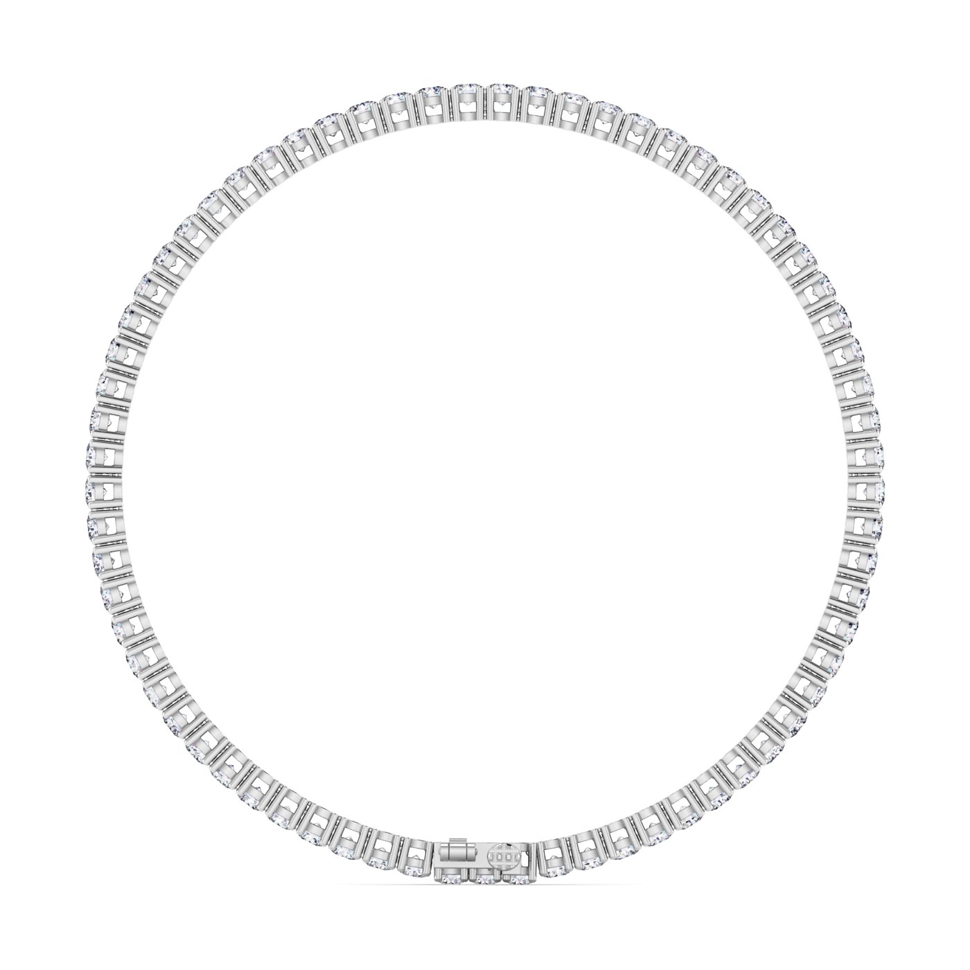 Gabriella 14K White Gold Classic Lab Grown Diamond Tennis Bracelet