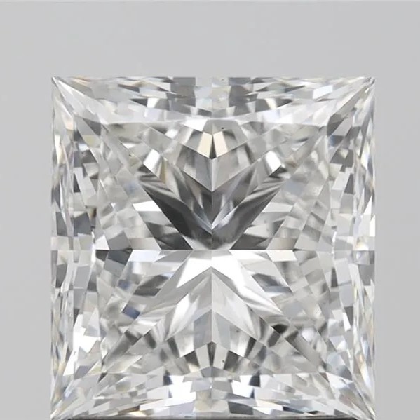 1.00CT Princess F VS2 Lab Grown Diamond 7419