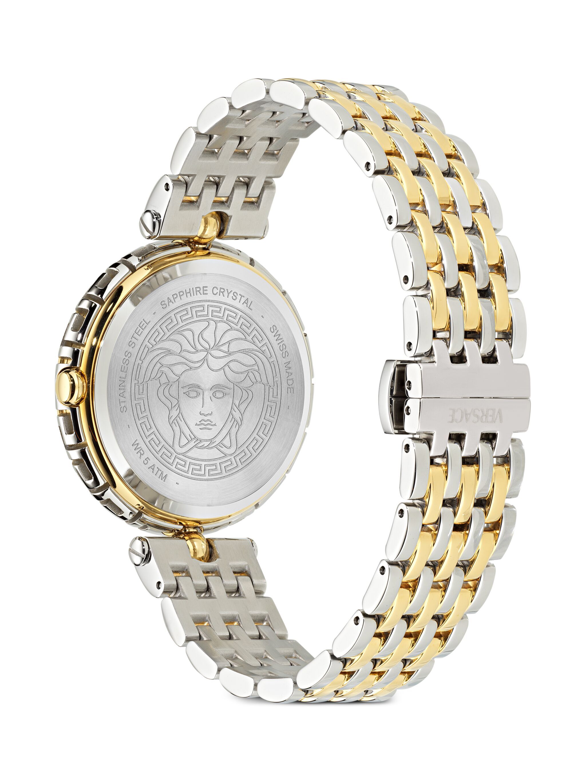 Versace Medusa Heritage Two-Tone Women's Bracelet Watch 38