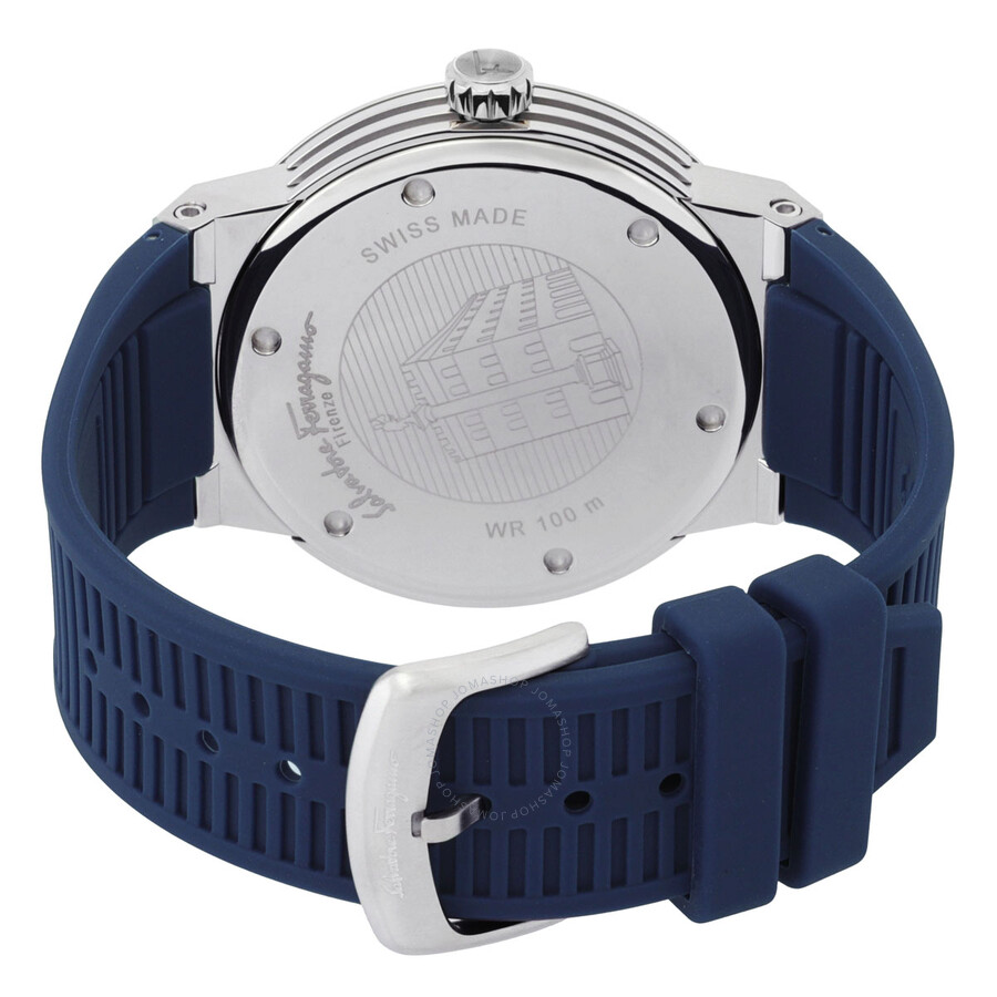 Ferragamo Men's F-80 Quartz Blue Dial Men's Watch SFHY01022