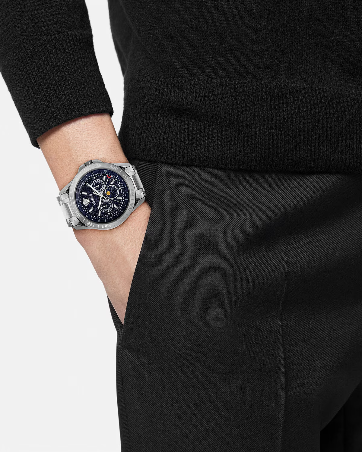 Versace V-Galaxy Moonphase Watch