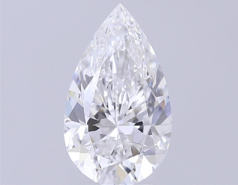 4.04CT Pear E VVS2 Lab Grown Diamond