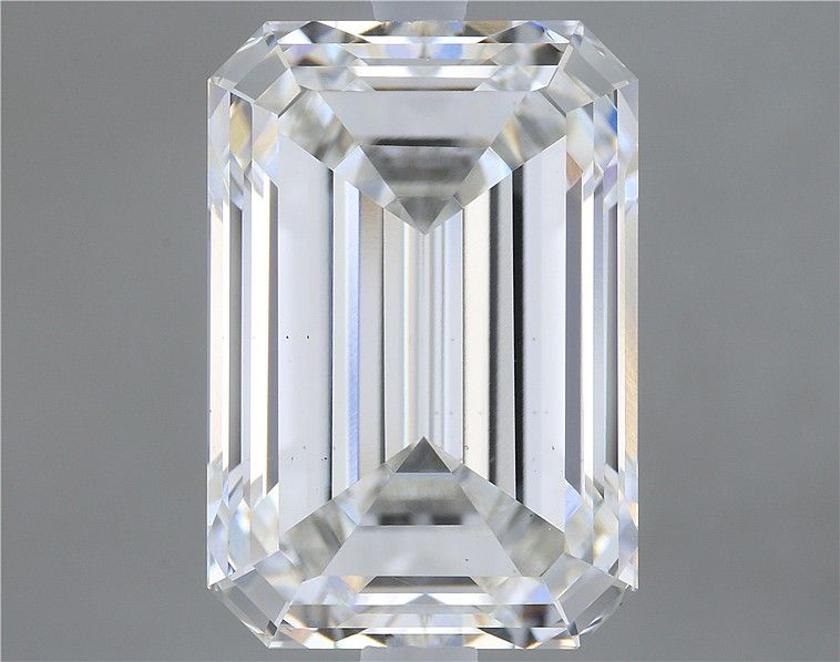5.07CT Emerald F VS1 Lab Grown Diamond 0852