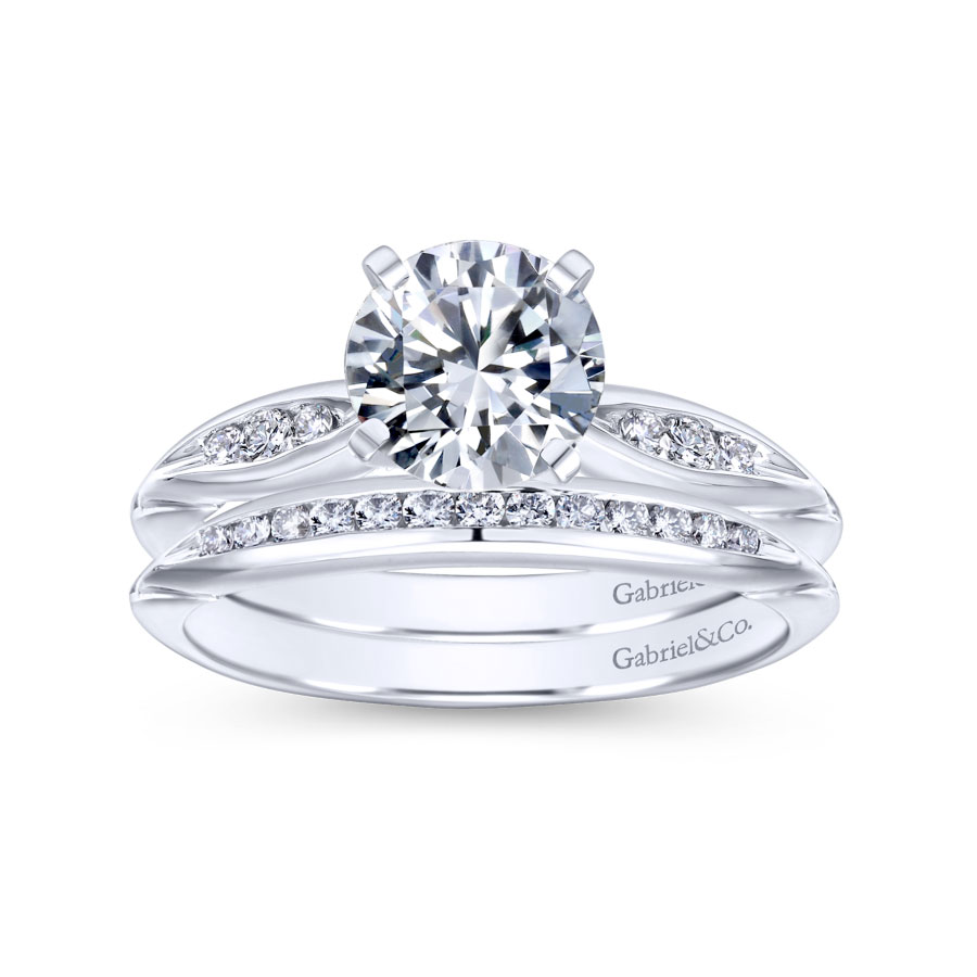 channel-set diamond wedding ring