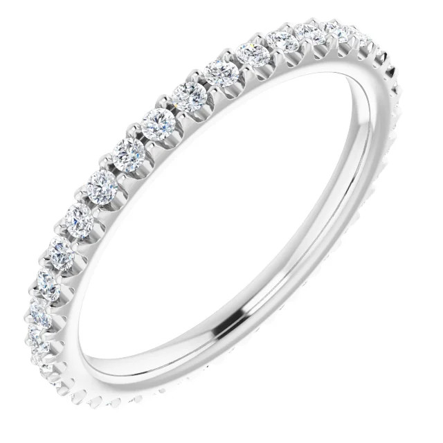 14K gold diamond eternity ring