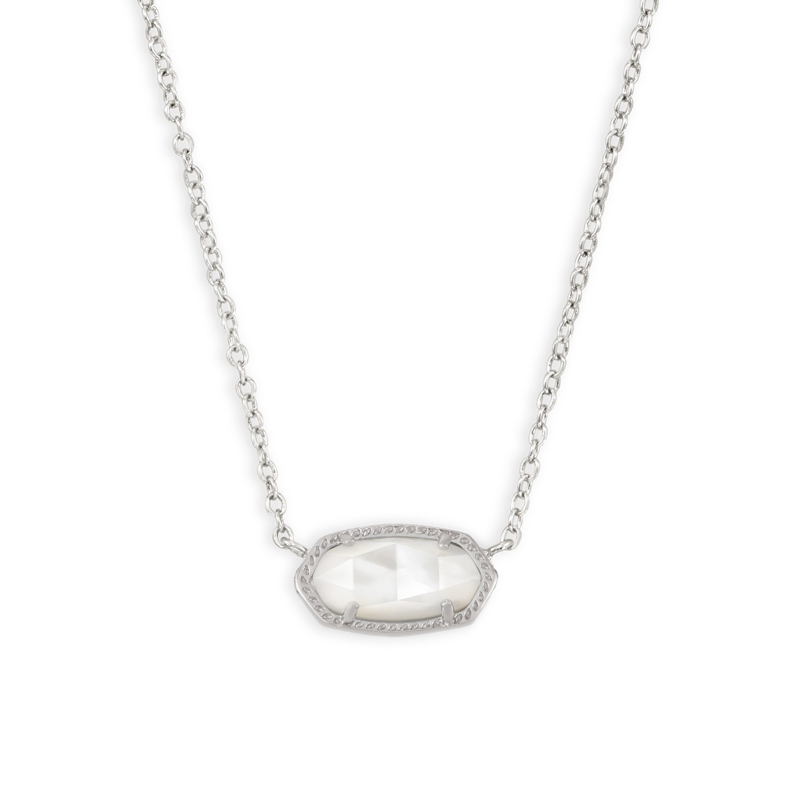 Kendra Scott Elisa Pendant Necklace in Ivory Mother-Of-Pearl