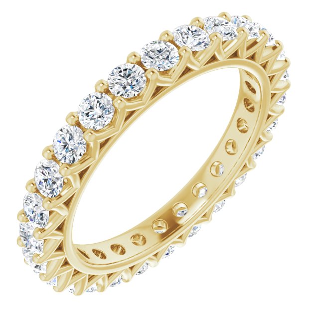 Sage 14K Gold Lab Grown Diamond Eternity Ring (1 1/2 TCW)