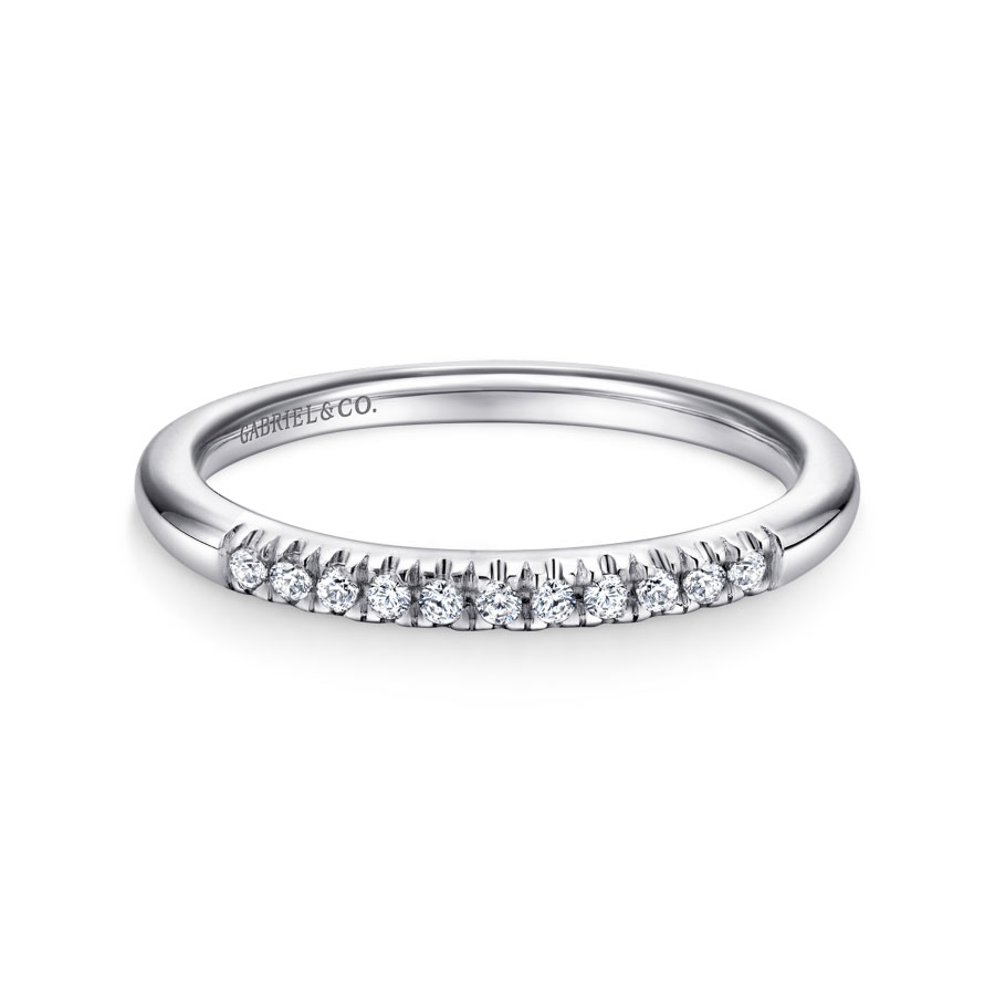 Portofino 14K Gold Pave Diamond Anniversary Ring