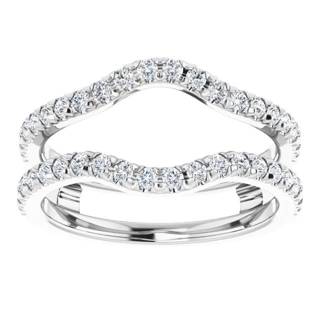 Aimee 14K Gold Lab Grown Diamond Ring Enhancer (1/2 TCW)