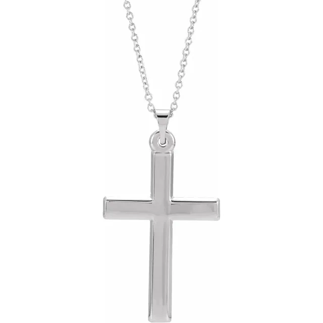 Louie 14K Gold Cross Pendant Necklace