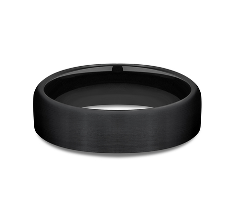 The Baron Satin Finish Wedding Ring