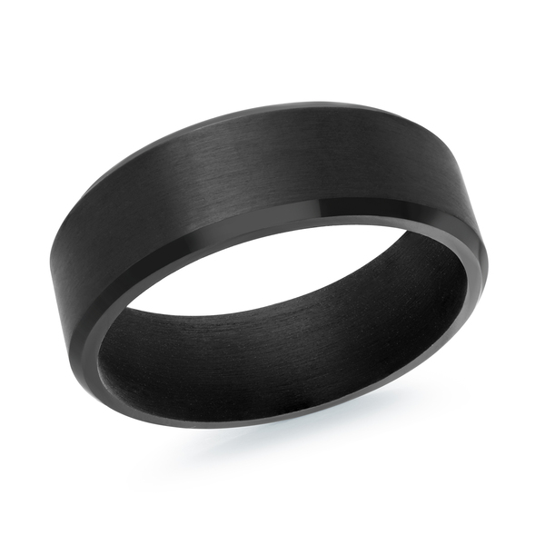 Caldwell Tantalum Satin Finish Wedding Ring