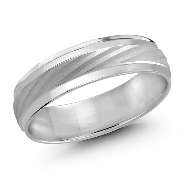 Otto 14K Gold Sandblast Finish Wedding Ring