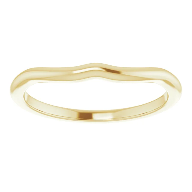 Tiana Curved Wedding Ring