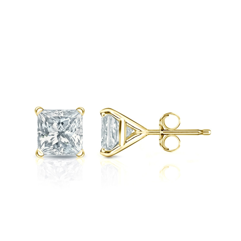 Duncan Natural Diamond Princess Stud Earrings
