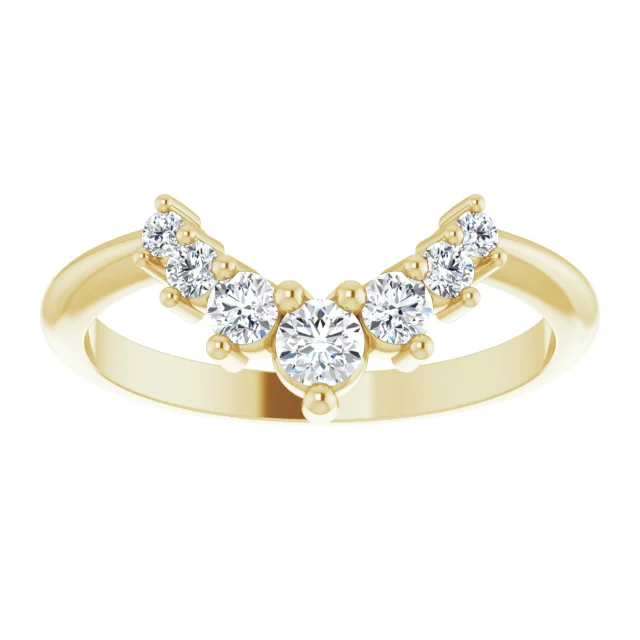 Effie 14K Gold Diamond Ring Guard (1/3 TCW)