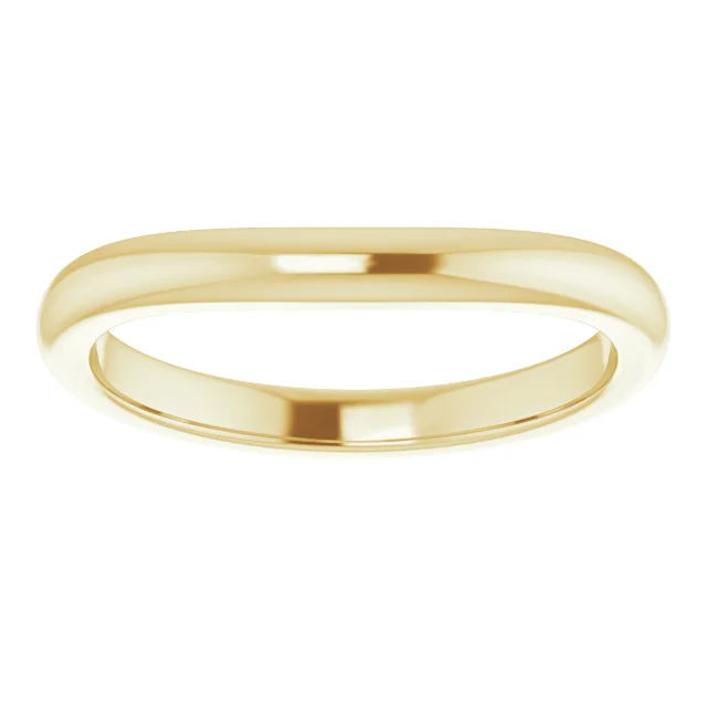 Piper Curved Wedding Ring