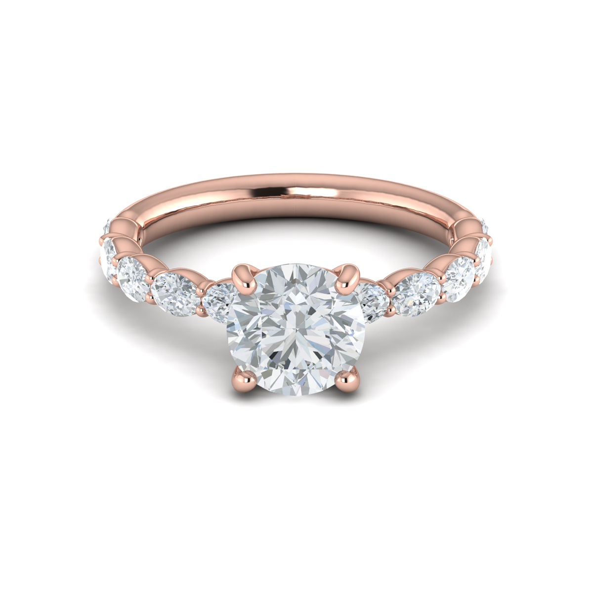 Annie Straight Classic Engagement Setting