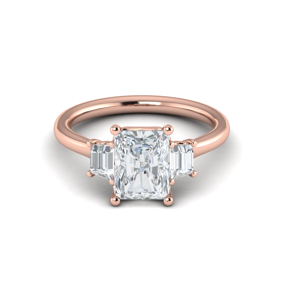 Erica Three Stone Setting