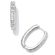 Kendra Scott Chandler Hoop Earrings - White Opalite Mix